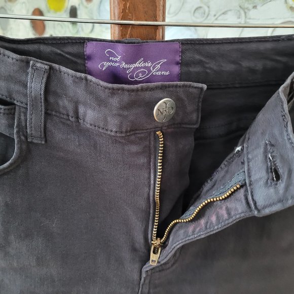 NYDJ Vintage Dark Grey Boot Cut Jeans US 2 - Picture 7 of 14